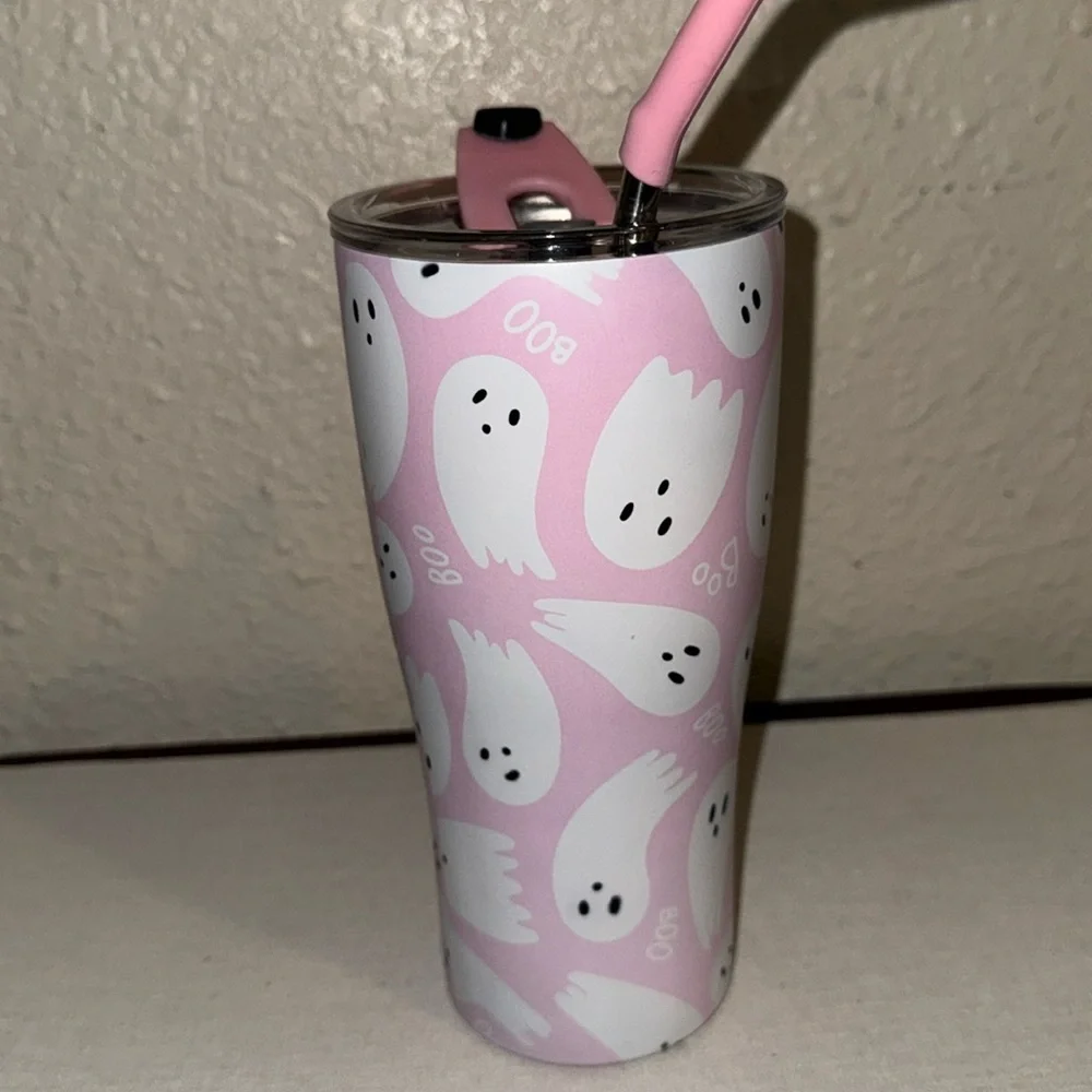 Pink Ghost Tunbler 30oz - Picture 1 of 6